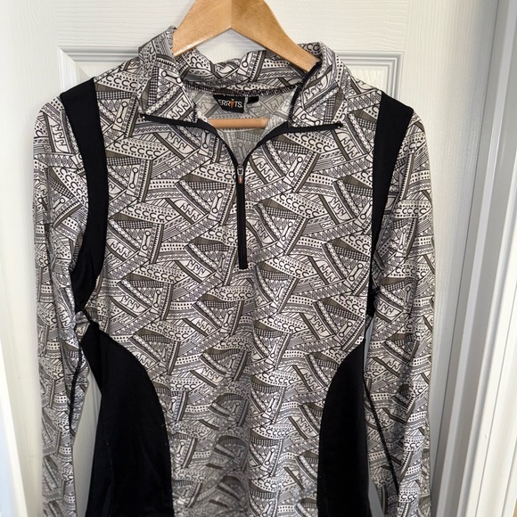 Kerrits Tops - Kerrits Pullover Jacket Womens L Quarter Zip Stretch Athletic Casual Comfy Run